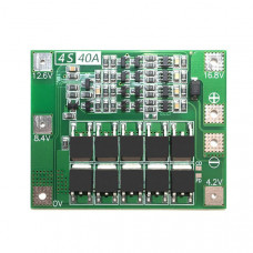 4S 40A BMS 18650 Lithium Battery Protection Board – 14.8V/16.8V Battery Management System 4S 40A BMS 18650 Lithium Battery Protection Board – 14.8V/16.8V Battery Management System