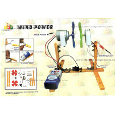 DIY - Wind Power Electricity Kit - Tested & Verified (Educational projects and learning DIY kit)