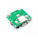 JBL - 5V Bluetooth Amplifier FM USB AUX Card Wireless Module with micro USB Audio Player Decoder 5W