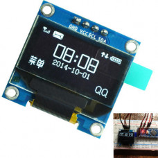 0.96" OLED Display  128x64 Display Module 4 pin (Blue) - I2C - SPI Serial Interface