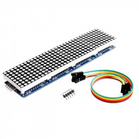 MAX7219 Dot Matrix 4 in 1 Display Module with 5p line (Compatible with Arduino)