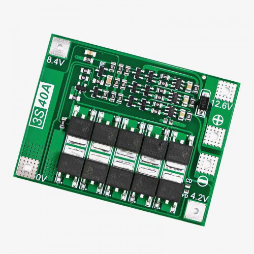 BMS 3S 40A 12V 18650 Lithium Battery Charger Board Protection