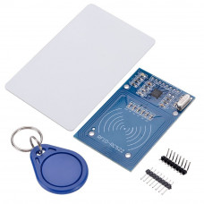 RFID Reader/Writer RC522 SPI S50 (13.56 Mhz reader) with RFID Card and Tag (keychain)