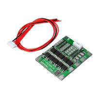 4S-30A: BMS 4 Series 30A 18650 Lithium Battery Protection Board 14.8V 16V with Cable