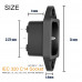 IEC320 C14 Panel Mount Plug Computer Adapter Power Connector Socket Black Screw Mount 10A 250V - High Quality