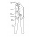Crimper Tool - Ratchet Crimping D-Sub/Handskit Open Barrel Connectors [18-30 AWG] [0.1mm - 1.00mm]