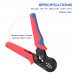 Crimper Plier Square Self-Adjustable Crimping Tool for Cable End-Sleeves Ferrules