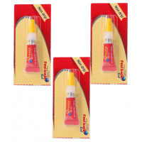 3 Pcs Pidilite - Fevikwik Gel One Drop Instant Adhesive (1g)