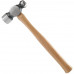 100gm - Ball Pein (peen) Hammer with Wood Handle Forged Steel Head Hardened - [High Quality]