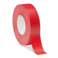 3pcs: Electrical Insulating Tape [RED] Self Adhesive PVC Insulation (W:1.80cm L:6.5m T:0.125mm)