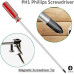 Magnetic Long Screw Driver (Star - PHILIPS) - Shaft 200mm Chrome vanadium steel [High Quality]