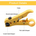 Universal Cable Stripper Cutter for Flat or Round UTP Cat5 Cat6 Wire Coaxial Network Tools