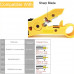 Universal Cable Stripper Cutter for Flat or Round UTP Cat5 Cat6 Wire Coaxial Network Tools