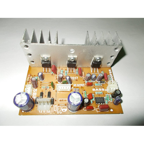 2.1 Home Theater Amplifier Board 100 Watt with Bass Boost Support