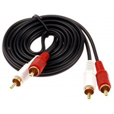 3 Meter: 2RCA to 2RCA cable - Stereo Audio: 3m (High quality)