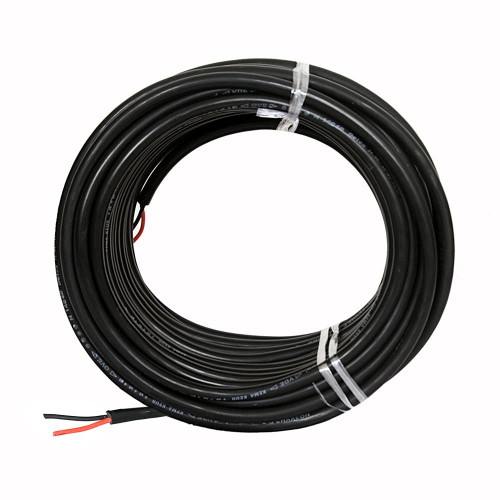 Black Round - 2 Core Cable 14/38 - 660/1100v (2 wire / Twin) (100% Copper) [14/0060] High ...