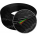5 Mtr : Telephone Cable - 4P4C Flat Straight Cable : 2line (4 wires) 100% copper 