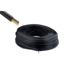 5 Mtr per Quantity: Cable - 4P4C Flat Straight Cable : 2line (4 wires) 100% copper 