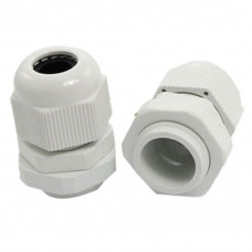 2pcs : PG-11 PG Cable Gland - Polyamide [Grey] (pg 11) IP68 Water proof [High Quality]