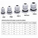 5pcs : PG-9 PG Cable Gland - Polyamide [Grey] (pg 9) IP68 Water proof [High Quality]