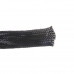 2 Meter per quantity : Nylon 10mm Expandable Braided Sleeve for Wire Protection (Black)