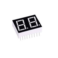 [0.56"] 2 Digit 7-Segment Display (Dual Display Red - CA) - Common Anode