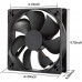 12V DC Fan - 120mm (12025) : Brushless Cooling Fan [High Quality]