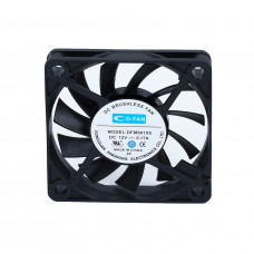 MINI 12v DC FAN 60MM X 60MM X 10MM (6010): Brushless Cooling Fan [High Quality]