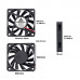 MINI 12v DC FAN 60MM X 60MM X 10MM (6010): Brushless Cooling Fan [High Quality]