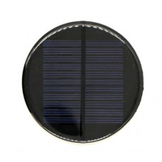 Solar Panel / Cell - 5V/50mA - Water Proof  - Circle/Round [High Quality]