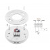 Ceiling Mount 360° PIR Infrared Motion Sensor Switch - 220-240V AC [High Quality]