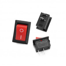 3 pcs: SPST on-off Rocker Switch (2 pin) - 6A  (15x21mm) - KCD1 [High Quality] 