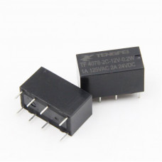 Dpdt 12V 2A Pcb mount Relay (Telecom relay - 8pin)