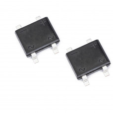 2pcs: DB207S SMD - 1KV Bridge Rectifier 2A Diode Bridge, SMD - DB-S [Original]