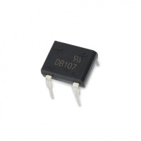 4pcs: DB107S (IC) - 1A Diode Bridge, DIP IC Bridge Rectifier