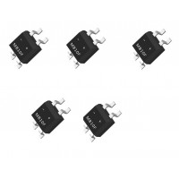 5pcs: MB10s -Bridge Rectifier 1000V / 0.5 A Surface Mount 1KV SMD - SOIC-4 - Original