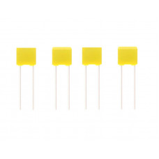 4pcs: 0.1uf/310VAC X2 (MKP 100nf/250VAC - 104) 15mm Box Capacitor - Polyester