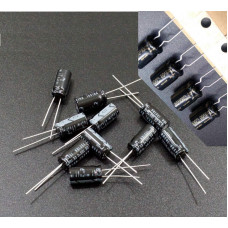 10pcs: 2.2uF 63V (2.2mf / 63v) Radial Electrolytic Capacitor