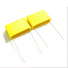 2pcs: 1000nf 63V (1uf 63V - 105) [1mf 63v] Box Capacitor - Polyester