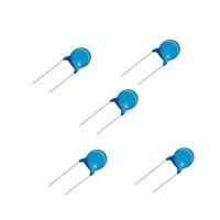 5pcs: 680pf/440VAC Ceramic Disk Capacitor : 681 / 440v [D:9mm] (Vishay/Draloric) - Original