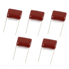 5pcs: 220nf 500V Pitch:10mm (0.22uf / 0.22mf) [224] Myler Capacitor - Polyester [High Quality]