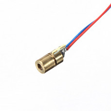 Laser Diode [Red Laser] - 650nm 6mm OD - 5V [High Quality - UltraBright Light]