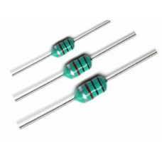 5pcs: 220uH Inductor - axial lead type