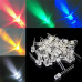 10pcs: Blue 3mm LED Clear (Transparent)