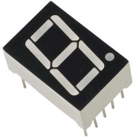 7-Segment Display (WHITE) - Common Anode [0.56"] -LT542