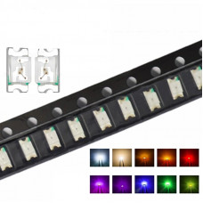 10pcs: 1206 smd LED Orange/Amber Chip Ultra Bright SMT - EverLight [15-21/UOC-AN2Q1B/3T]