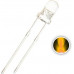10pcs : Amber 5mm LED Clear (Transparent) -  EVERLIGHT (Original)