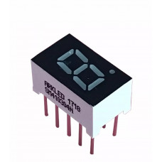 0.3 inch RED LED CA : 7-Segment Display - Common Anode [+] (0.3")
