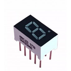 0.3 inch RED Led CC : 7-Segment Display - Common Cathode [-] (0.3")