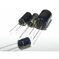 2700uF 25V (16x25mm - Pitch: 7.5mm) @ 105 C Radial Electrolytic Capacitor (2700mf / 25v)